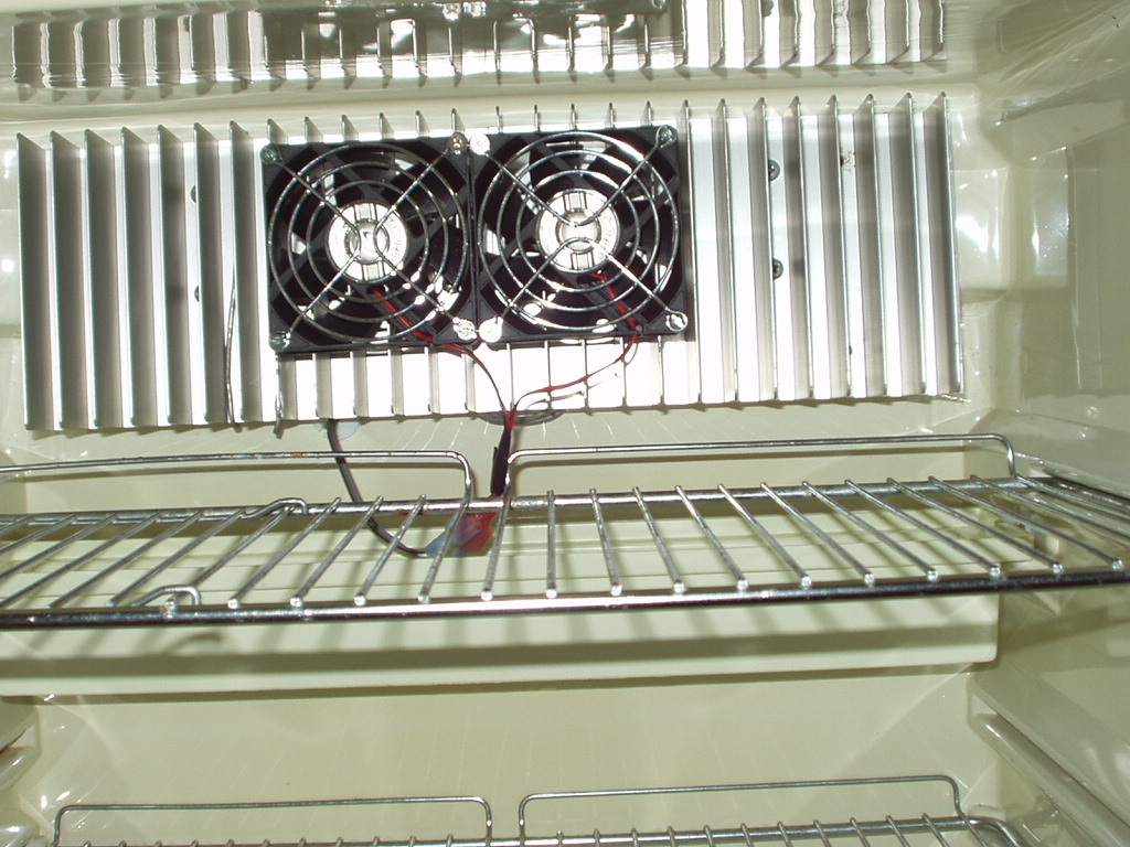 rv fridge fan running all the time
